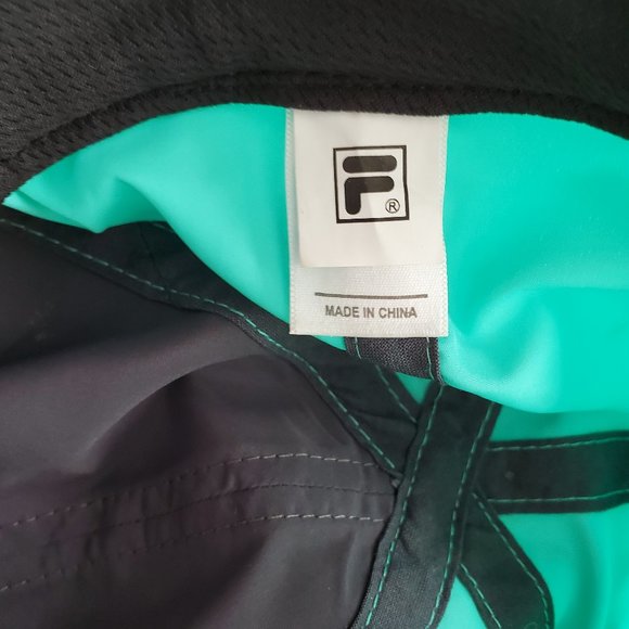Fila Running Hat Adjustable Aqua and Grey - Picture 4 of 8